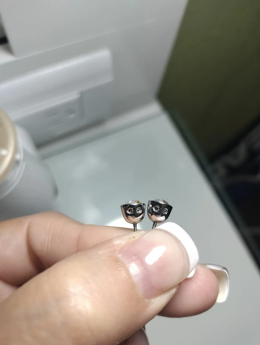 Swarovski stud earrings
